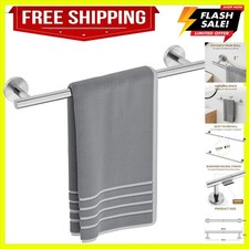 18 Inch Brushed Nickel Towel Bar, Thicken, Total Length 20-Inch