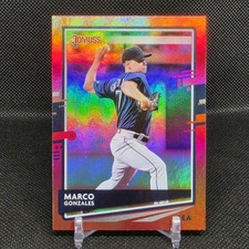 Marco Gonzales 2020 Donruss #182 Holo Red