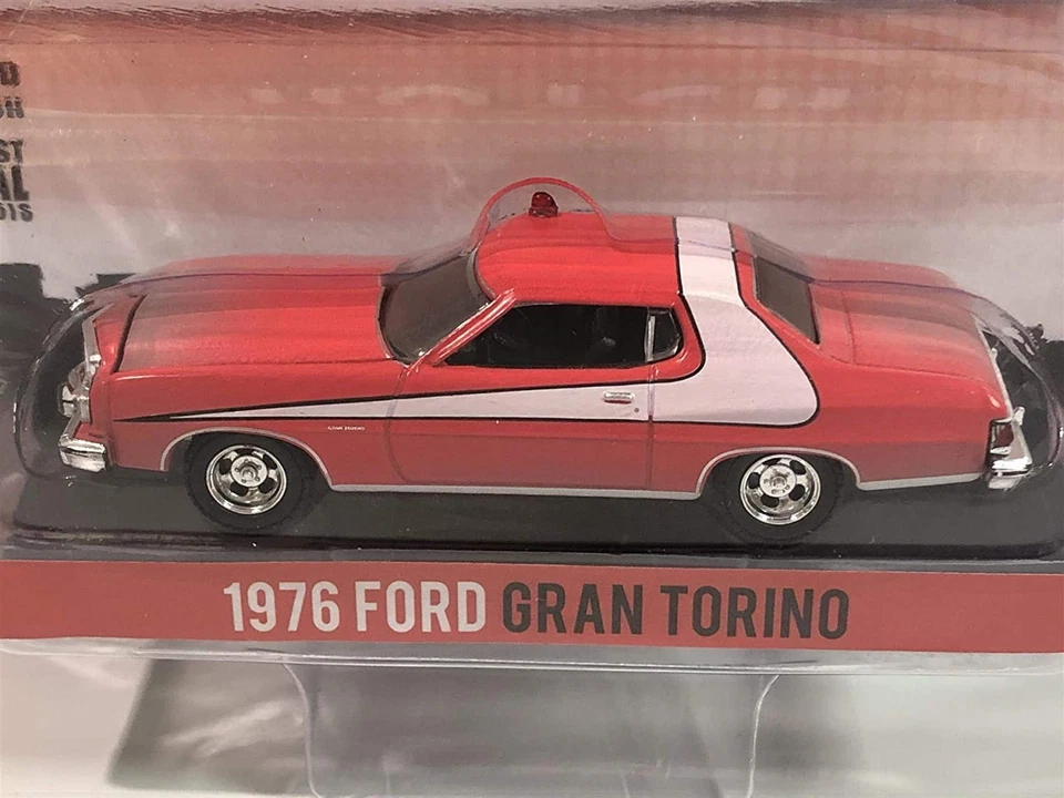 BOX ROTTO STARSKY HUTCH Modello Auto FORD GRAN TORINO 1976 DIRTY Version 1:64 - Immagine 3 di 3