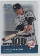 2010 Bowman Chrome Topps 100 Prospects /999 Austin Romine #TPC30