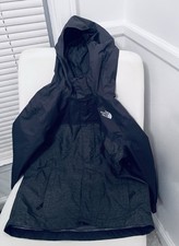 NORTHFACE DRYVENT HOODED JACKET Boys Medium 10/12 BLack/Gray
