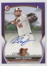 2023 Bowman Paper Prospect Purple Border 58/250 Noah Denoyer #PPA-ND Auto 02pq