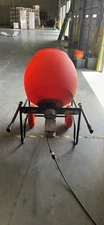 Kushlan 600DD Electric Portable Mortar & Concrete Mixer, Red Drum, Wheeled
