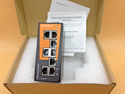 WEIDMÜLLER IE-SW-BL08-8TX V2.0.0 ETHERNET SWITCH 1240900000