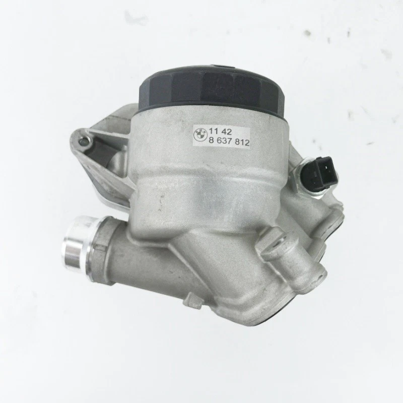 Oil Filter Housing w/ Oil Cooler Gasket for BMW 328i 335i 528i X3 Z4 11428637812 - Image 3 of 4