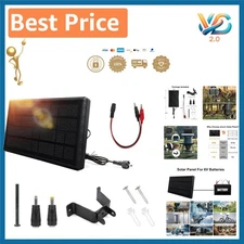 Durable 6V 3.4W Solar Panel with Adjustable Mounting for Hassle-Free Setup