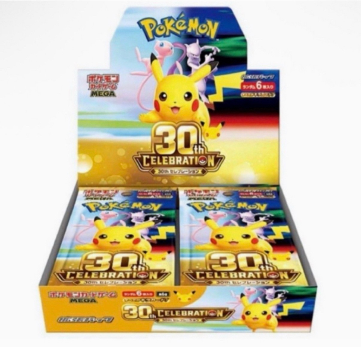 Preventa Pokemon MEGA 30ª Celebración Japonés M6a Booster Sin Caja Retráctil##