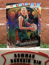 2025 Panini Prizm WNBA - WNBA Logo Prizm #91 Lauren Jackson Storm