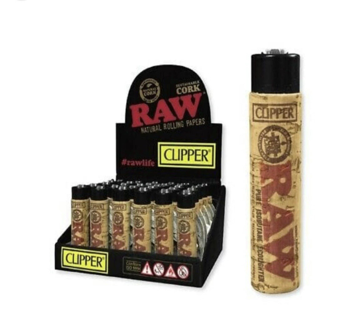 RAW Clipper Cork Lighter Refillable