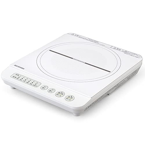 IRIS OHYAMA IH stove 1 burner IH cooking heater 1400W white IHK