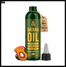 Batana Hair Growth Oil 4 oz with Rosemary and Castor Oil Blend for Thicker