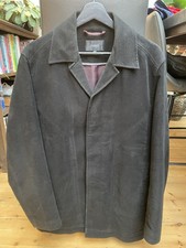 Next Men’s Black Smart Moleskin  - Concealed Buttons,  Jacket - Size S