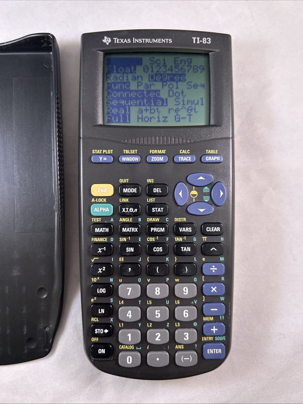 Texas Instruments TI-83 Graphing Calculator with Cover Tested Working