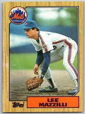 ⚾ 1987 Topps #198 Lee Mazzilli New York Mets