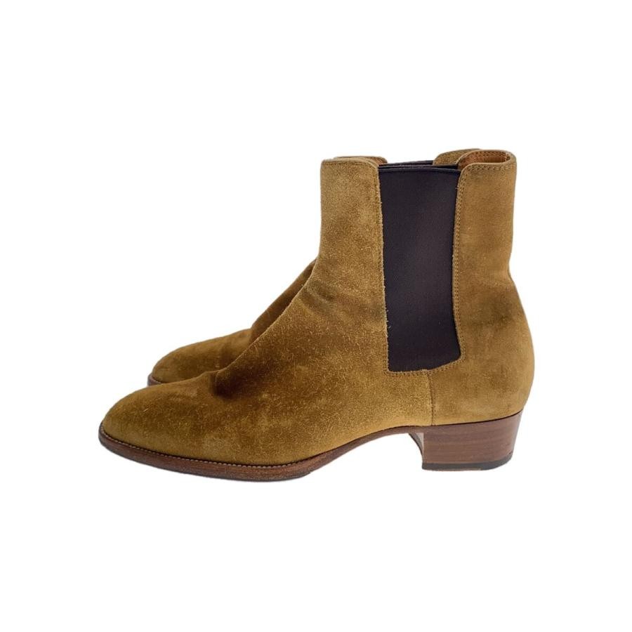 Stivali Saint Laurent Side Gore beige scamosciati taglia 40 uomo autentici