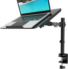 Laptop Tray Desk Mount for 1 Laptop Notebook up to 17 Inch Fully Adjustabl