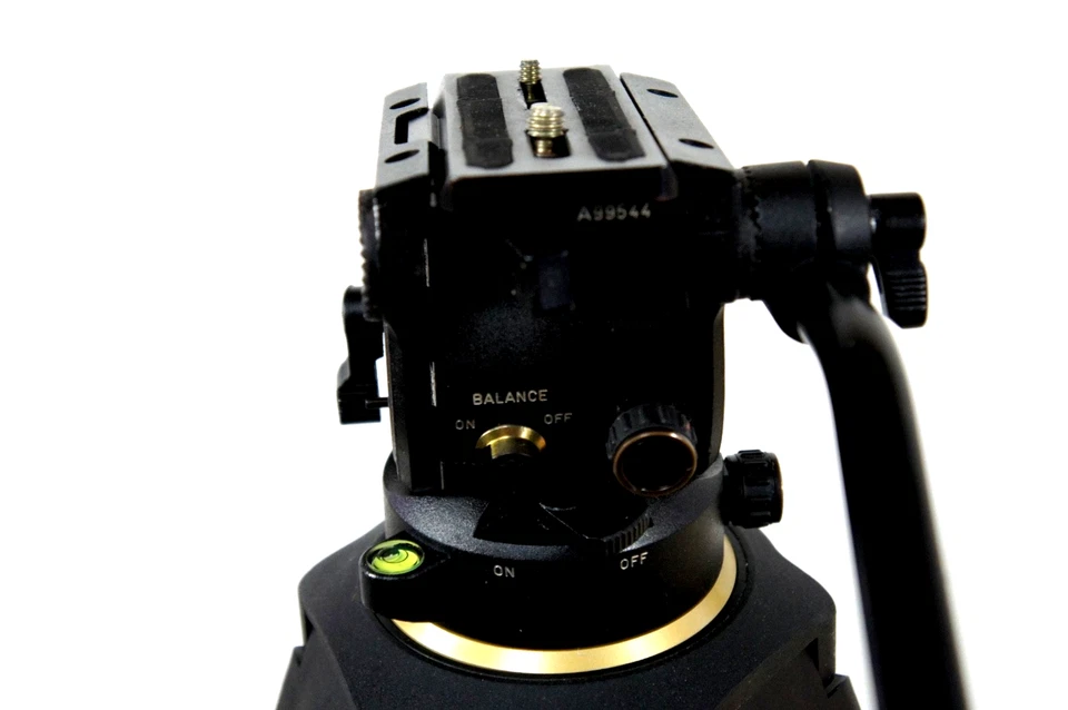 CARTONI ALFA HEAD 100mm PAN BAR PLATE BAG TDKNOB  DA TRIPOD SYSTEM SERVICED 22Lb - Image 3 of 4