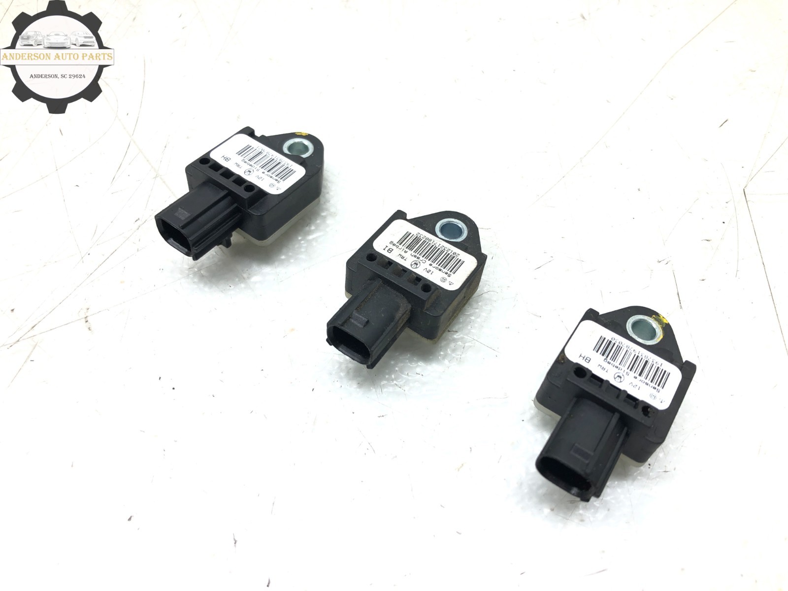 2007-2013 MASERATI GRANTURISMO CRASH IMPACT SENSOR SET 201232 193783 OEM.