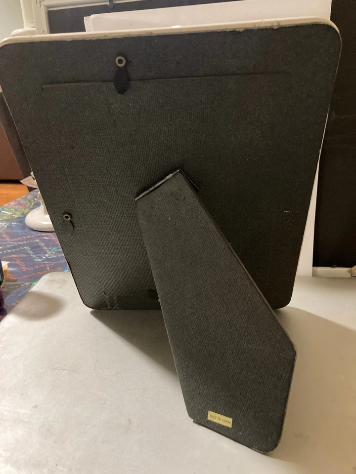 Marco de fotos vintage de madera maciza de 8x10 pulgadas Martha Stewart madera marrón Foto 2 de 4