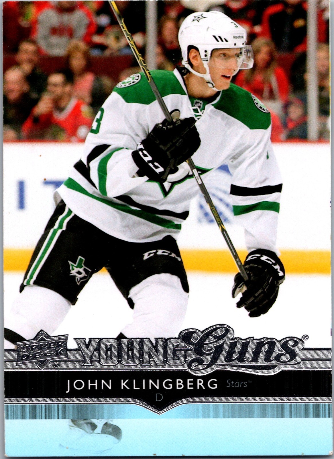 2014-15 UD Young Guns JOHN KLINGBERG Rookie Card# 476