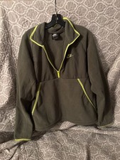 Nike Men's Sportswear Winterized Polar Fleece Half-Zip Pullover - Rough Green -