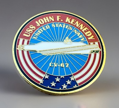 USS JOHN F. KENNEDY CV-67 Challenge Coin USN-US NAVY ·IN STOCK· ·FAST SHIPPING·