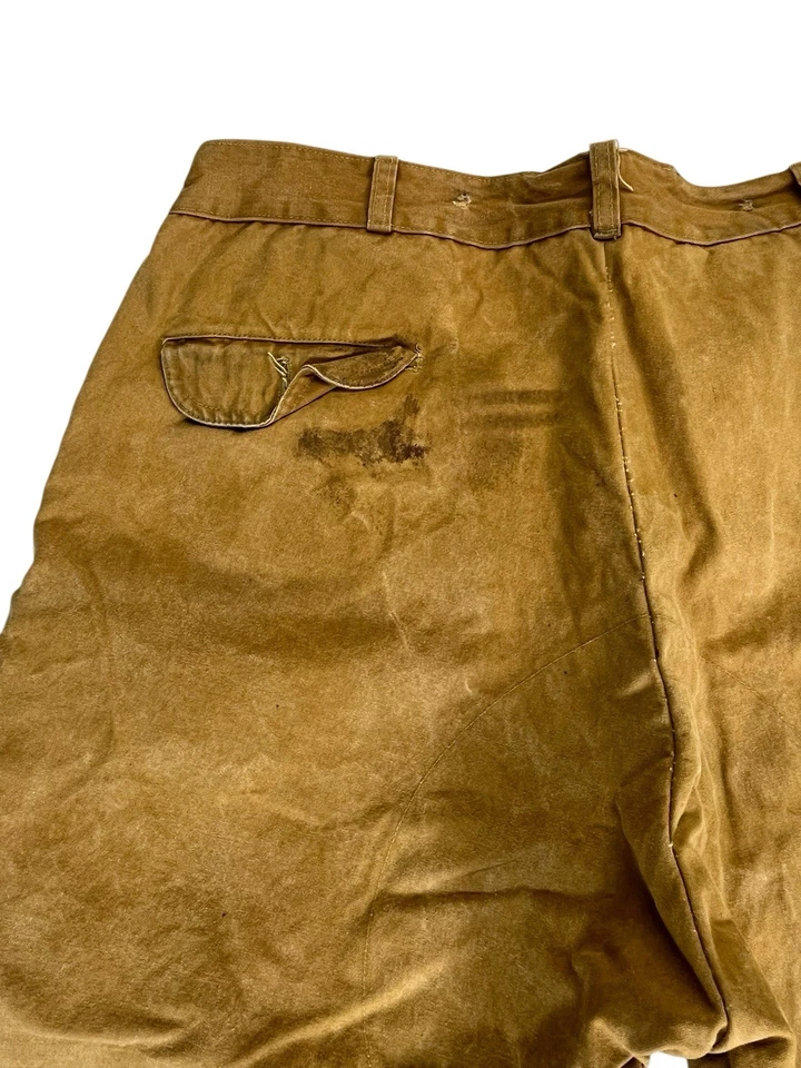 Vintage 1960s Canvas Pants (36x28) Black Sheep Distressed Made In USA Workwear - Image 2 of 4