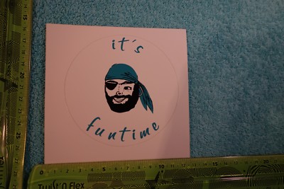 Alter Aufkleber Pirat IT'S FUNTIME