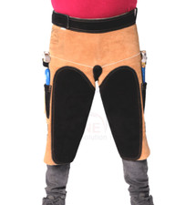 Professional Farrier Apron - Premium Leather Farrier Chaps 25 Inches Length.
