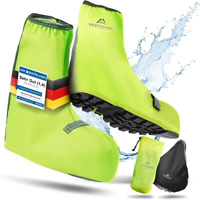 Nextcover  Wasserdichte Fahrrad Überschuhe mit Reflexion - Überzieher