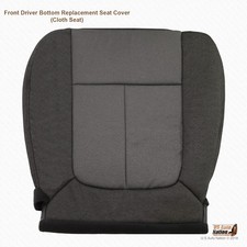 2009 2010 Ford F150 Driver Bottom Cloth Seat Replacement Cover Medium Stone Gray 2009 2010 Ford F150 Driver Bottom Cloth Seat Replacement Cover Medium Stone Gray