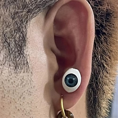 Eye Designs Studs Earrings 5 Pack Resin Materials Portable Comfort Wear - Picture 5 of 8