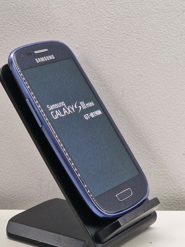 Teléfono inteligente Samsung Galaxy S3 III Mini GT-I8190 - 8 GB - azul guijarros (Desbloqueado) - Imagen 3 de 8
