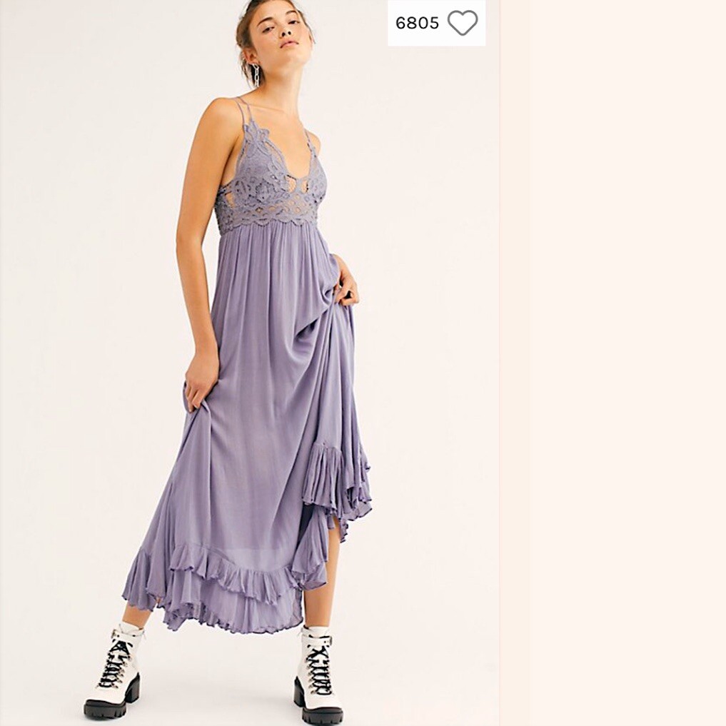adella lace dress Free People Women's Adella Slip Dress, Rose, Pink, XS at Amazon Women's Clothing store