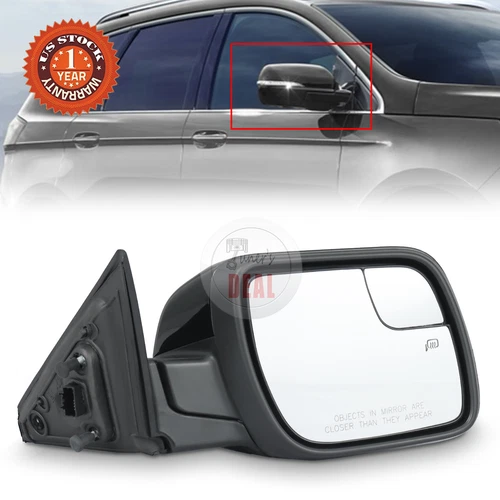 Fit Ford Explorer 2016-2019 RH Heated Mirror 7Pin Puddle Signal Light Right Side