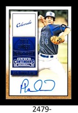 1-2015 PANINI CONTENDERS DRAFT TICKET AUTO PETER LAMBERT ROCKIES !