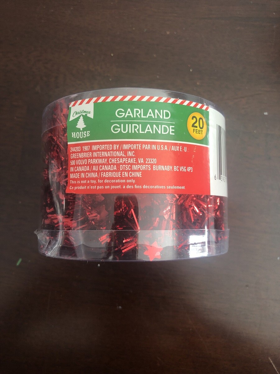プライスタグ ガーランド Garland 20 Feet Red | eBay