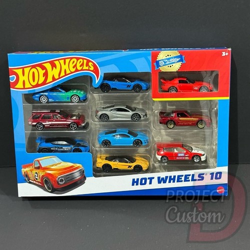 Hot Wheels 10 JDM Japanese Car Pack Assortment Gift Set Resealed 1/64