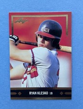 1991 Leaf Gold Rookies Baseball Ryan Klesko #BC21 Atlanta Braves