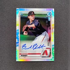 2020 Bowman Draft Brandon Pfaadt 1st Chrome Auto /499 Refractor D-Backs Rookie