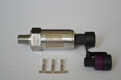 RRR-230 Oil / Fuel  Pressure sensor 0-100 psi, Haltech, Fueltech, Link, Maxx ECU