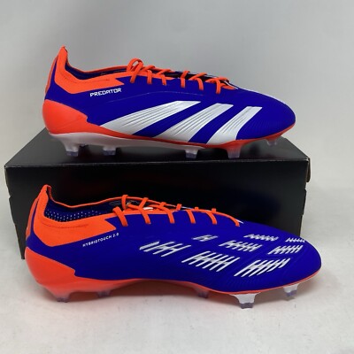 Men's Adidas Predator Elite FG Orange Blue Soccer Cleats / IF8867