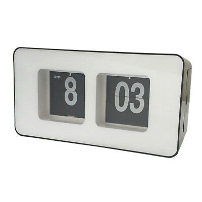 Auto Flip Clock Table Down Page Digitaluhren Weihnachtsgeschenk Schlafzimmer