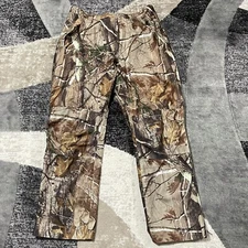 Game Winner RealTree Camo Hunting Pants Men Size XL  35x31 Elastic Waist Brown
