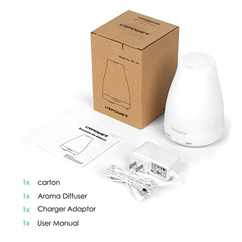 URPOWER 2nd Version Essential Oil Diffuser,Aroma Essential Oil Cool Mist 