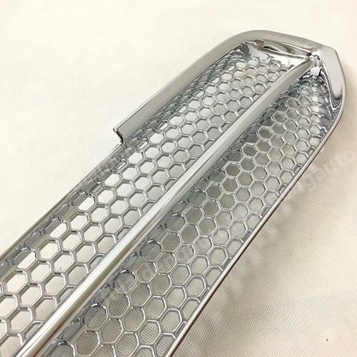 For Mazda CX-5 2017-2021 Chrome Front bumper bottom Grille Grid Cover Frame trim - Imagen 4 de 5