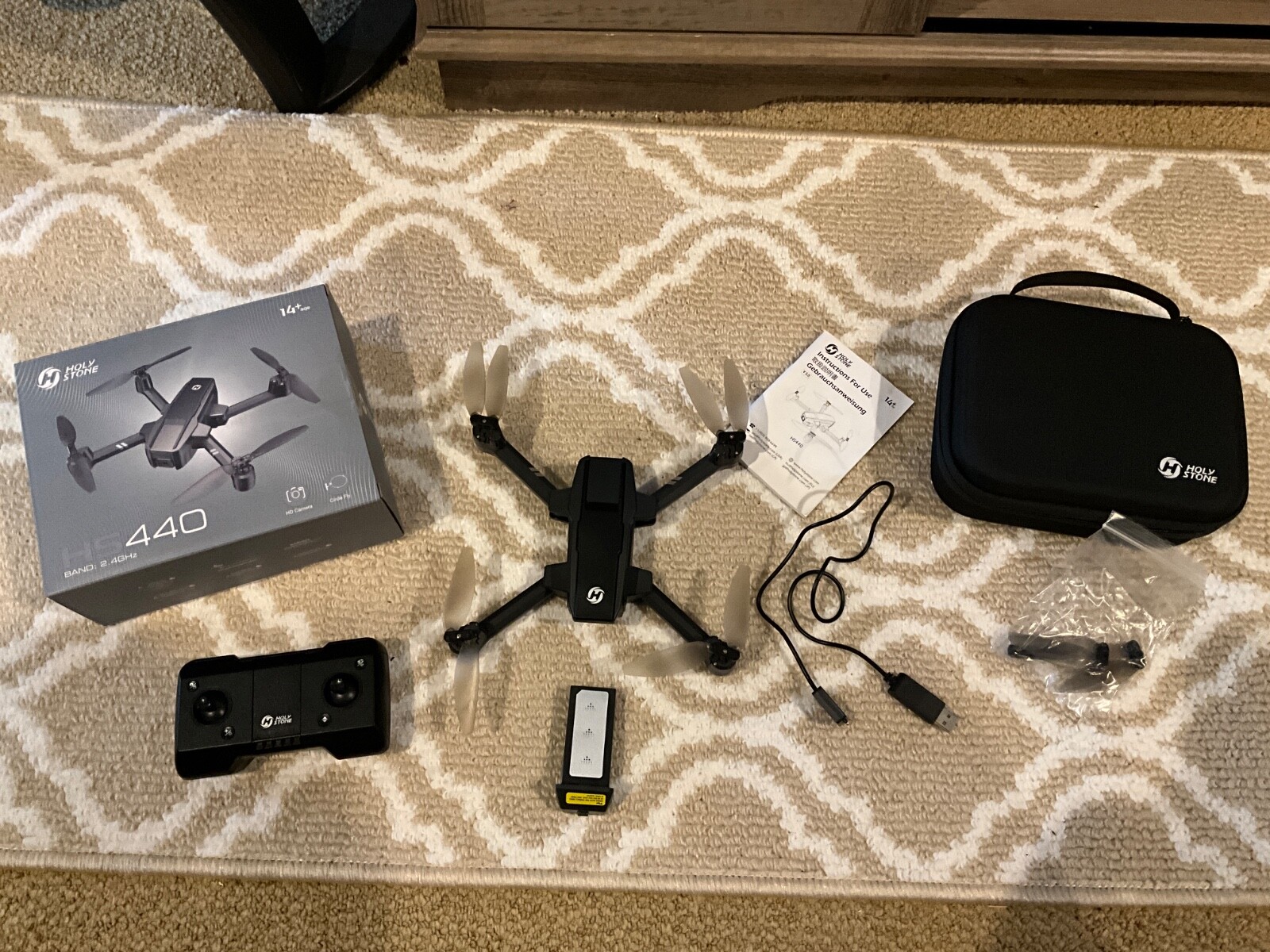 Holy Stone HS440 Drone with Camera for Adults 4K UHD Camera 
