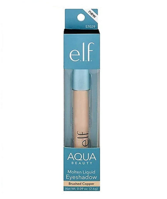ELF Aqua Beauty Molten Liquid Eyeshadow #57029 Brushed Copper | eBay