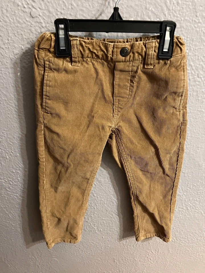 Вельветовые желтовато-коричневые брюки Izod для мальчиков размер детский 4T - Изображение 2 из 4