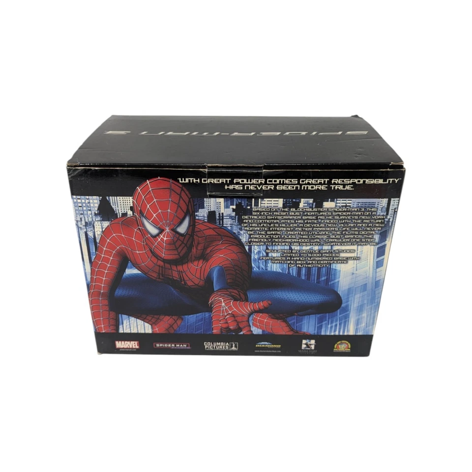 Spider Man 3 Busto Limited #2078/5000 Diamond Select Juguetes Completo Como Nuevo Foto 3 de 4